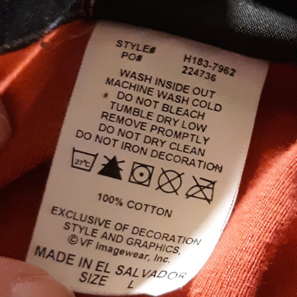 Harley Davidson Pullover Long Sleeve Shirt Top - Picture 5 of 8